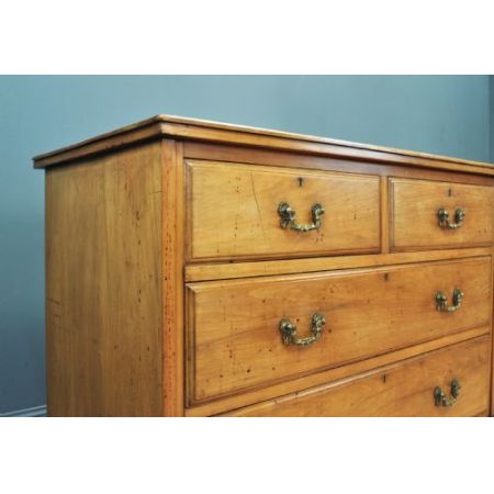 Edwardianische Kiefer Kommode Weichholz antik ca 1890