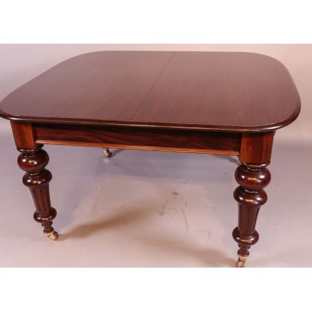 Ausziehbarer Esstisch aus viktorianischem Mahagoni für 8 Personen