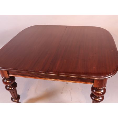 Ausziehbarer Esstisch aus viktorianischem Mahagoni für 8 Personen