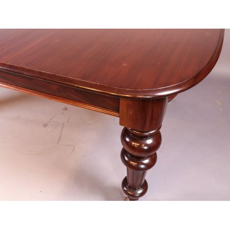Ausziehbarer Esstisch aus viktorianischem Mahagoni für 8 Personen