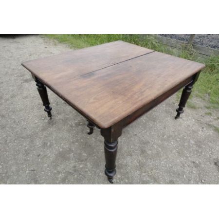 Ausziehbarer Esstisch aus Mahagoni mit 6 Beinen aus dem frühen 19. Jahrhundert
