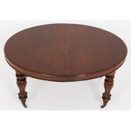 Ovaler ausziehbarer Esstisch Mahagoni