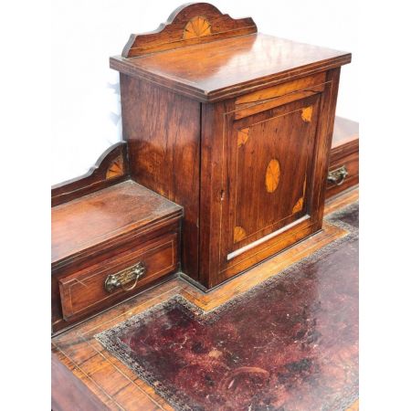 Edwardianischer Rosenholz Damenschreibtisch