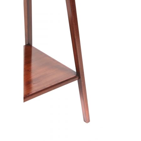 Edwardianischer Mahagoni Lampentisch 