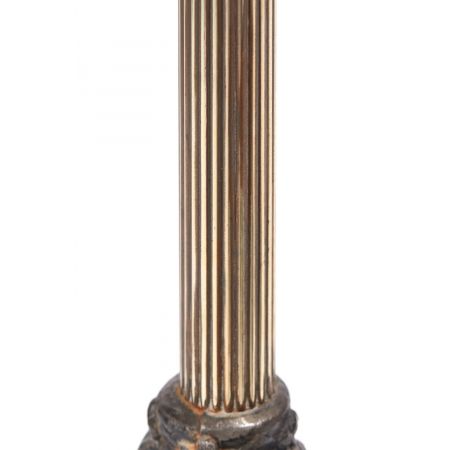 Viktorianischer Teleskoptisch aus Eiche und Messing