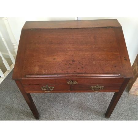 Georgianischer Mahagoni Schreibtisch antik ca 1790
