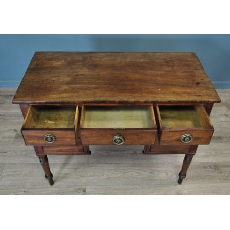 Viktorianischer Mahagoni Schreibtisch antik ca 1890