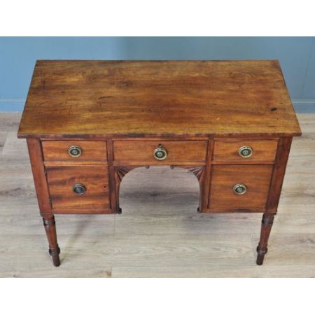 Viktorianischer Mahagoni Schreibtisch antik ca 1890