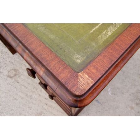 Mahagoni Partners Desk antik ca 19. Jahrhundert