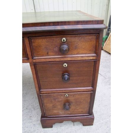 Mahagoni Partners Desk antik ca 19. Jahrhundert