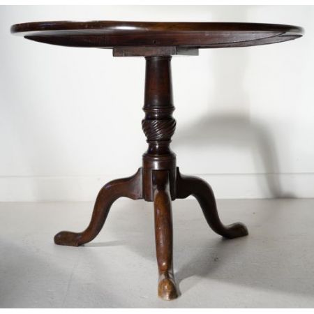 Antik Stativtisch aus Massivholz Mahagoni Holz Georgianisch