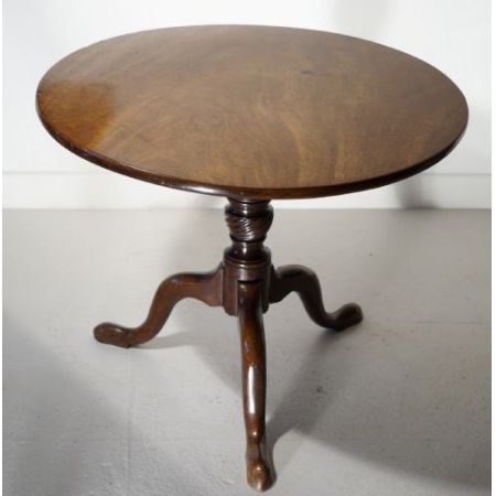 Antik Stativtisch aus Massivholz Mahagoni Holz Georgianisch