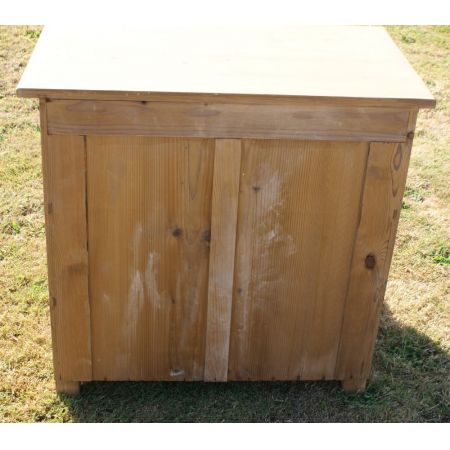 Deutsche Kommode antik aus Massivholz Kiefernholz, spätes 19. Jahrhundert