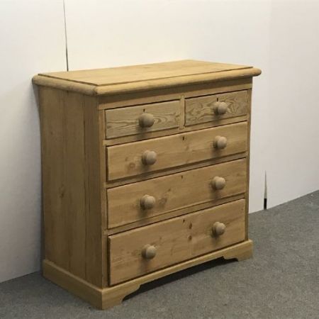 Edwardian englische Kiefer Kommode