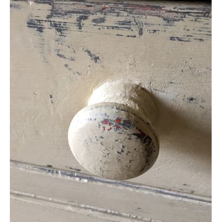 Viktorianische Kiefernkommode mit 3 Schubladen über einem Paar Schranktüren