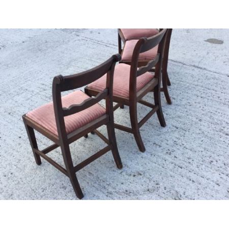 Set von vier Landstühlen aus dem frühen 19. Jahrhundert