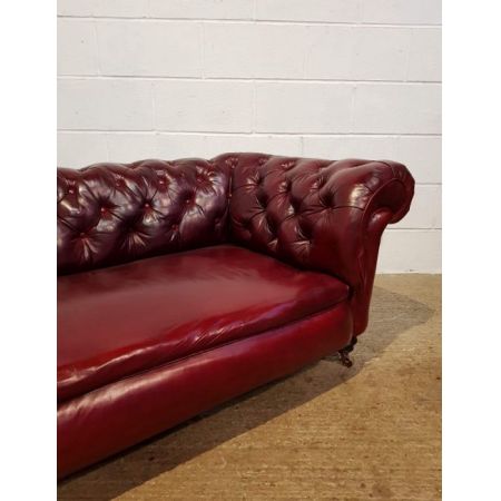 Antikes viktorianisches Chesterfield Sofa 