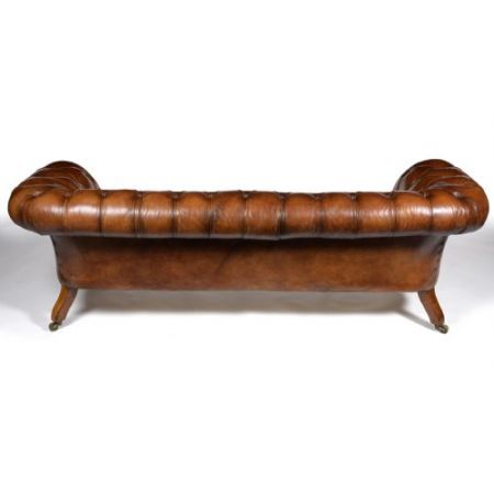 Feines Johnstone & Jeanes-Walnussleder aus dem 19. Jahrhundert