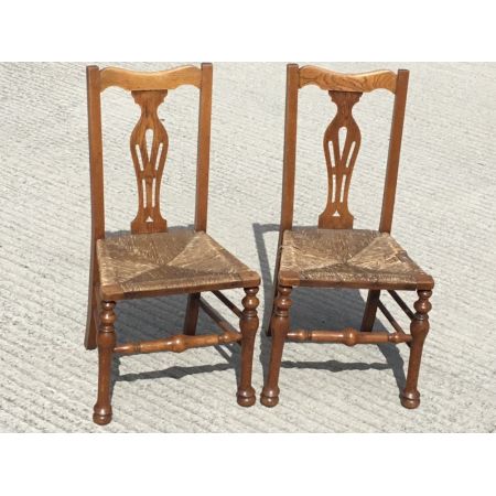 Paar Bauernstühle aus dem 19. Jahrhundert