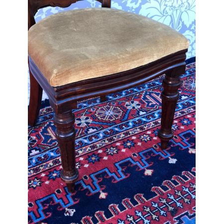 Satz von vier viktorianischen Esszimmerstühlen