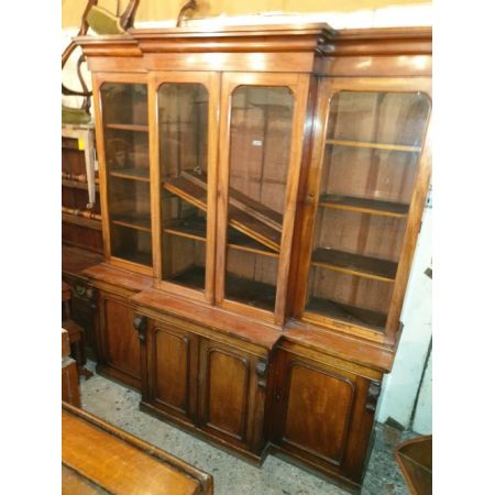 Bücherschrank aus Mahagoni aus dem 19. Jahrhundert