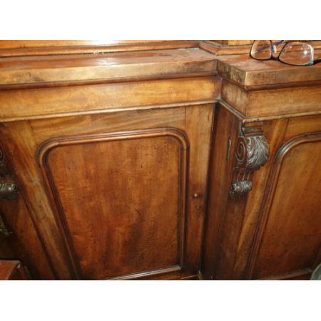 Bücherschrank aus Mahagoni aus dem 19. Jahrhundert