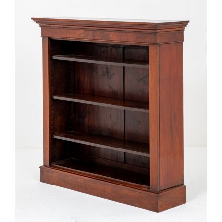 Offener Viktorianischer Mahagoni Bücherschrank
