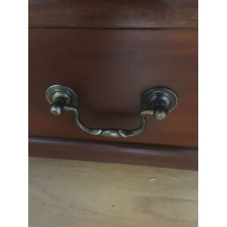 Bücherregal mit vier hohen Barristern und Bleiglastüren