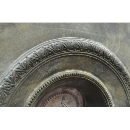 Antik Kamin gusseisen viktorianisch, ca. spätes 19. Jahrhundert