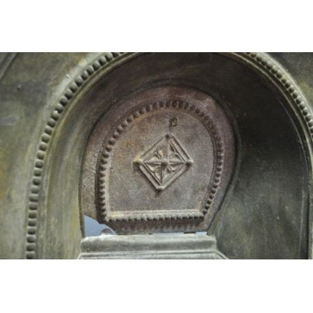 Antik Kamin gusseisen viktorianisch, ca. spätes 19. Jahrhundert