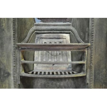 Antik Kamin gusseisen viktorianisch, ca. spätes 19. Jahrhundert