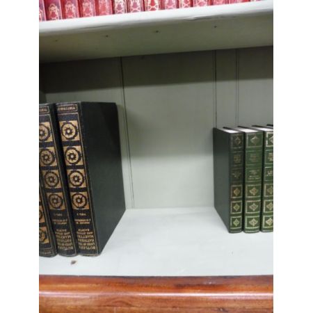 Viktorianisches Eichen und Mahagoni Bücherregal 