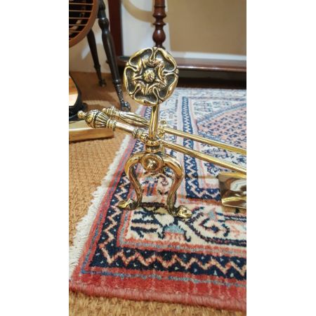 Kaminböcke Fire Dogs antik ca 1920