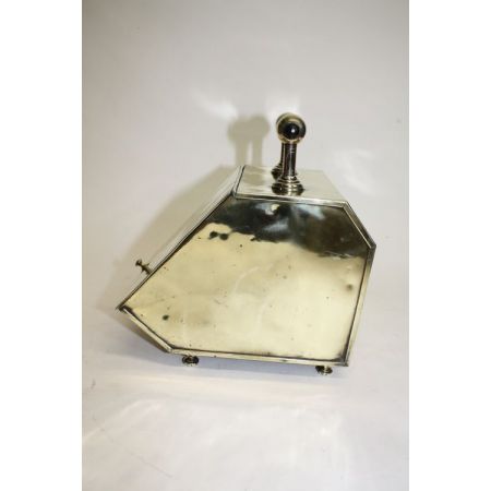 Brass coal scuttle antik Kohlekugel Kohlebehälter Messing 19. Jahrhundert viktorianisch