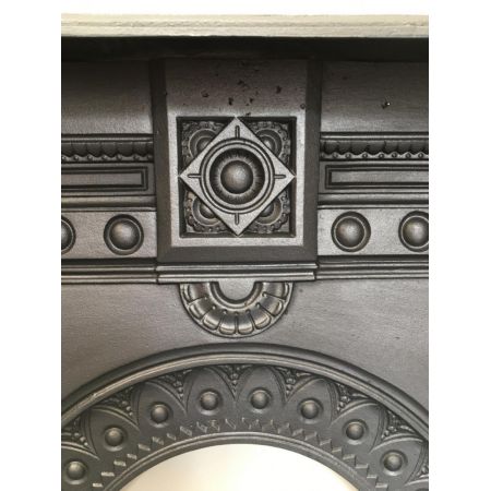 Viktorianischer Schlafzimmer Gusseisen Kamin