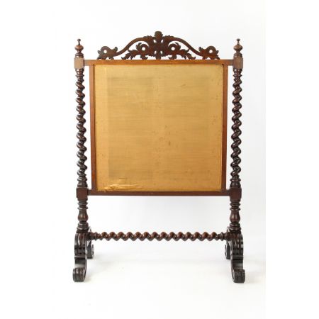 großer viktorianischer Palisander-Feuerschutz