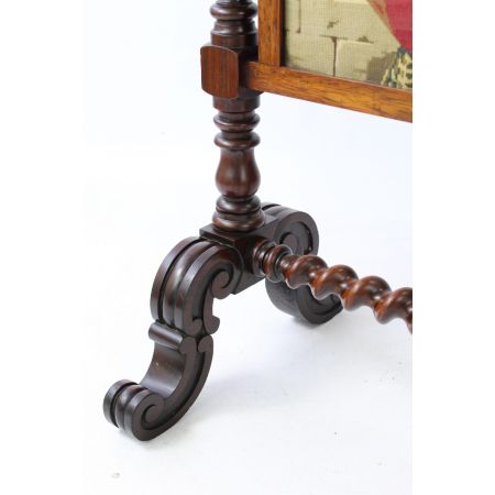 großer viktorianischer Palisander-Feuerschutz