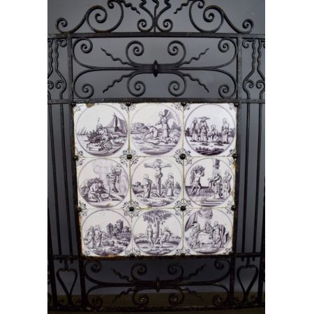 Schmiedeeisener Feuerschutz