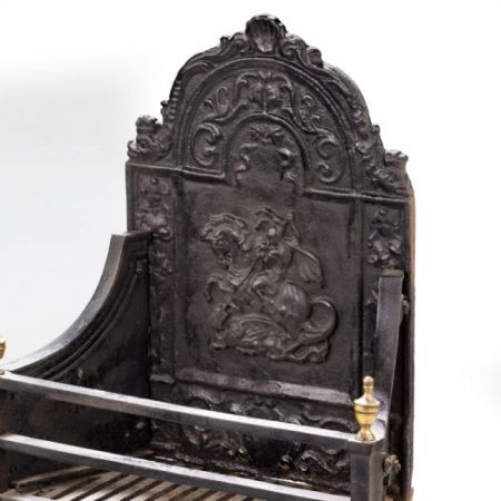 Ein sehr attraktiver Hunderost aus Messing und Gusseisen des späten 19. Jahrhunderts