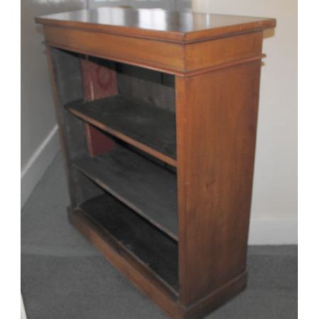 Offenes Bücherregal aus Mahagoni