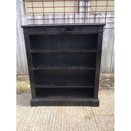 Ebonisiertes Offenes Bücherregal 