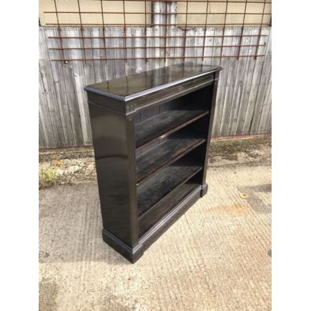 Ebonisiertes Offenes Bücherregal 