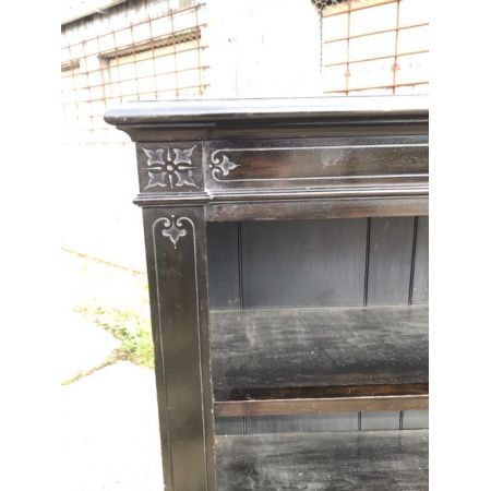 Ebonisiertes Offenes Bücherregal 