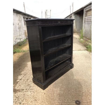 Ebonisiertes Offenes Bücherregal 