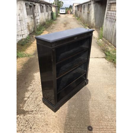 Ebonisiertes Offenes Bücherregal 