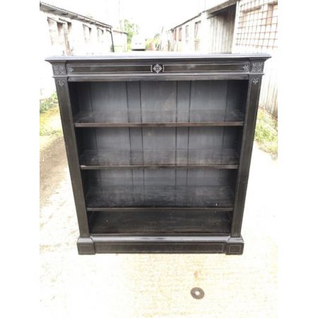 Ebonisiertes Offenes Bücherregal 