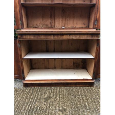 Zweitüriges Bücherregal Mahagoni 