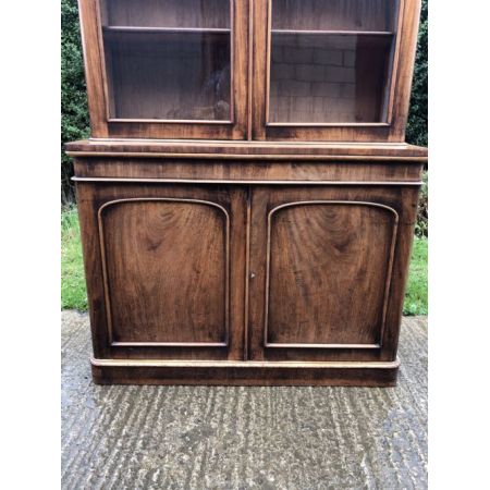 Zweitüriges Bücherregal Mahagoni 