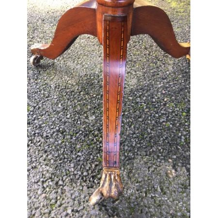 Antik drehbares Bücherregal Bücherschrank aus Satinholz edwardianisch