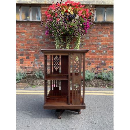 Bücherregal Bücherschrank Antik Massivholz Mahagoni Edwardianisch